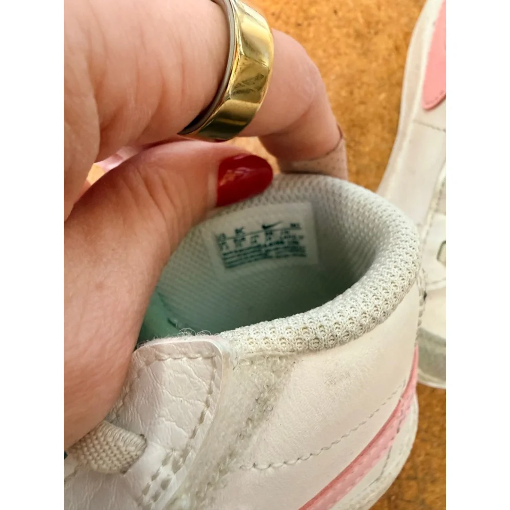 Baby Nike Blazer Mid '77 White Pink Sneakers Size 8C